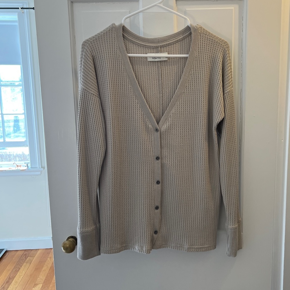 Abercrombie and Fitch Waffle Button Up